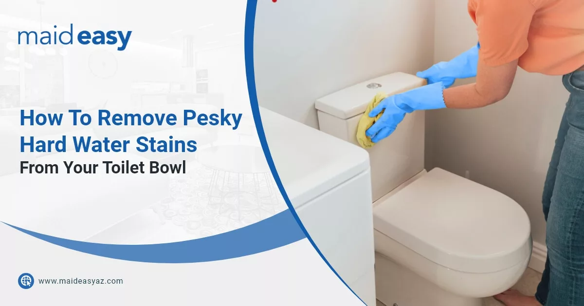 How To Remove Pesky Hard Water Stains From Your Toilet Bowl